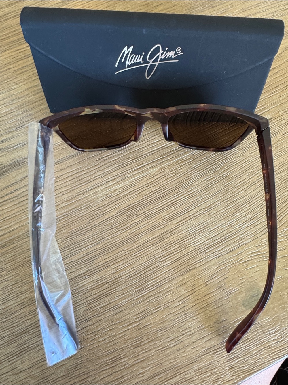 New Maui Jim Pehu sunglasses in Tokyo tortoise with Bronze lens - Picture 2 of 7